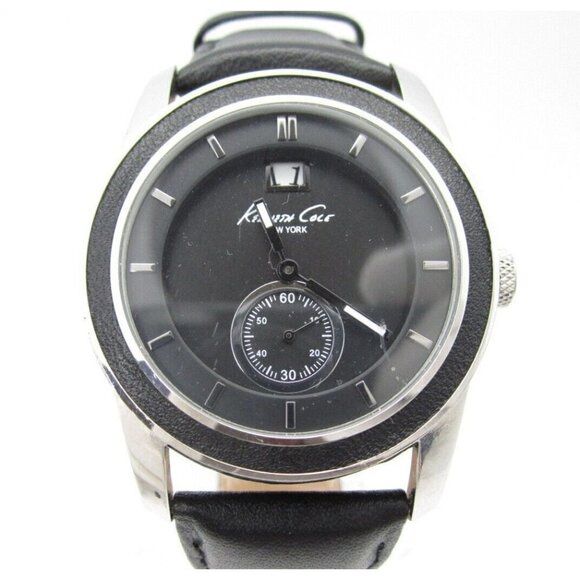 Men Kenneth Cole New York Quartz WR Analog 44mm Causal Round Watch (F264) KC1856 - Picture 1 of 12